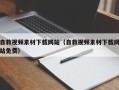 新疆自救视频素材下载网站（自救视频素材下载网站免费）